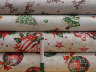 Karácsonyi mintás vásznak