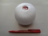Piroska horgoló cérna, fehér, 10 dkg (2721-1)