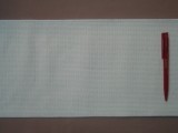 Egészségügyi gumi, fehér, 20 cm széles (2764)