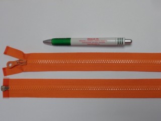 75 cm hosszú GT-10-es (P-6) vastag fogú zipzár, narancs (2903-1)