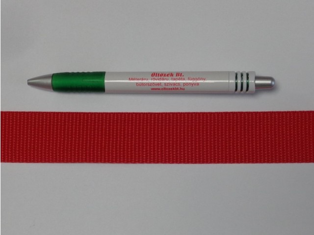 3 cm széles heveder, piros (3095)