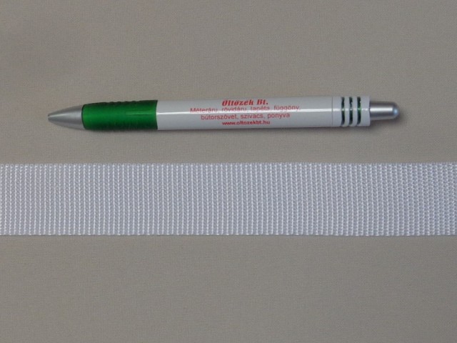 3 cm széles heveder, fehér (3105)