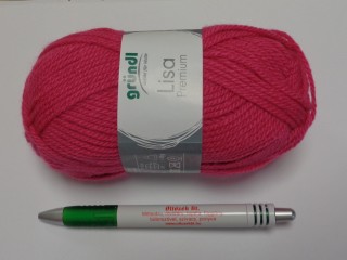 Lisa premium, Gründl kötőfonal, pink (6114-44)