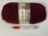 Yarn Art - Merino Bulky, bordó (7395-577)