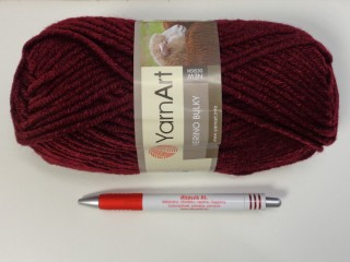 Yarn Art - Merino Bulky, bordó (7395-577)