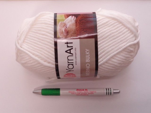 Yarn Art - Merino Bulky, fehér (7512)