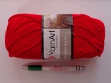 Yarn Art - Merino Bulky, piros (7514-156)