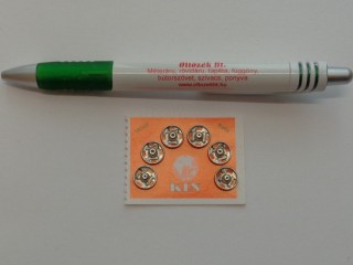 Varrható patent, ezüst, méret 2, átmérő 10 mm (2804-2)
