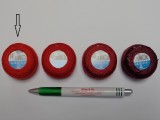Gyöngy hímzőfonal (perlé), piros (7915-7046)