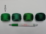 Gyöngy hímzőfonal (perlé), zöld  (7939-7228)