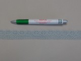 Pamut csipke, zöldes-szürke, 2,5 cm széles (8261)