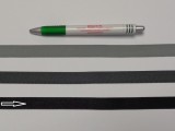 Koptató szalag, 1,5 cm széles, fekete (8279)