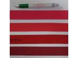 Pamut ferdepánt, 3 cm széles, piros (8353)