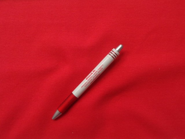 Körkötött passzé, piros (8509)