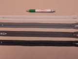 RT-0, 35 cm hosszú, műanyag, spirál fogú cipzár, sötét szürke (8645)
