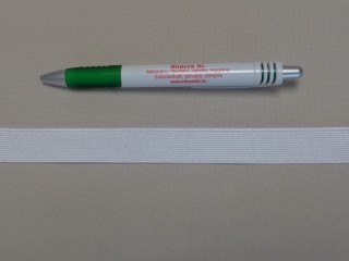 2 cm-es gumiszalag, fehér (8811-1)