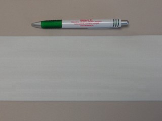10 cm-es gumiszalag, fehér (8866)
