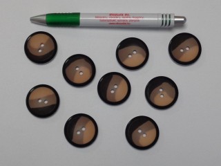 Színátmenetes blézer gomb, átmérő 30 mm (9525)