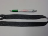 RT-0, 50 cm hosszú, műanyag, spirál fogú cipzár, sötét szürke (10749)