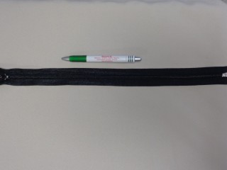 RT-10, 40 cm hosszú spirál fogú cipzár, fekete (10835)