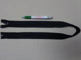 RT-10, 70 cm hosszú spirál fogú cipzár, fekete (10972)