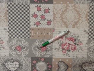 Loneta, patchwork mintás kerti bútor vászon (11156)