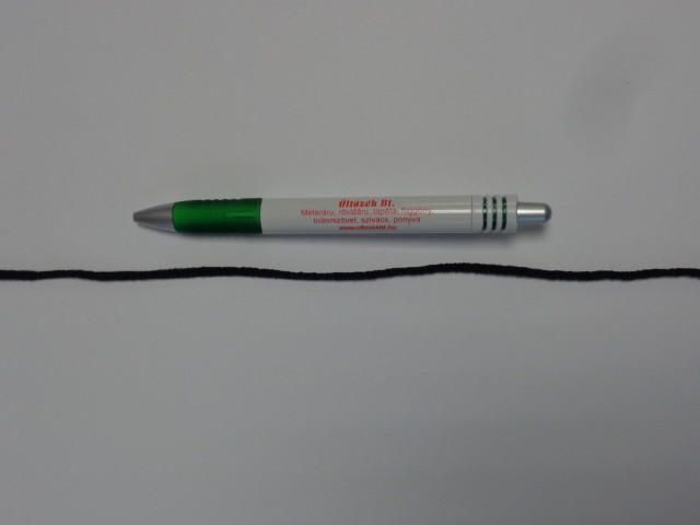Arcmaszk-szájmaszk gumi, fekete, 2 mm széles (11324)
