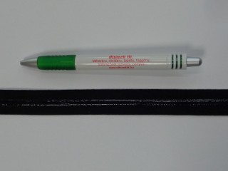 Vállpánt gumi szilikonnal, fekete, 20 mm széles (11553)