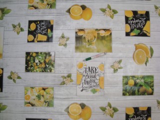 Viaszos vászon, citromos-limonádés (11951)