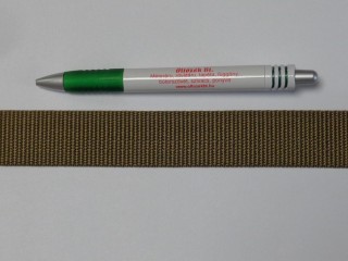 3 cm széles heveder, oliva zöld (11978)