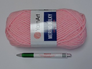Yarn Art - Merino Bulky, rózsaszín  (12542-217)