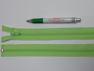 RT-10, 75 cm hosszú spirál fogú cipzár, kiwi zöld (12624-227)