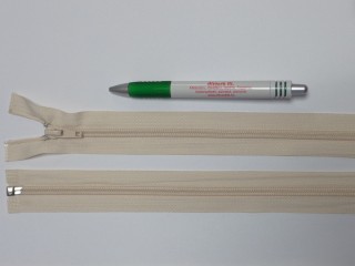 RT-10, 75 cm hosszú spirál fogú cipzár, nyers (12633-103)
