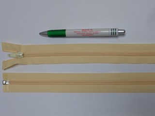 RT-10, 75 cm hosszú spirál fogú cipzár, mézsárga (12634-116)