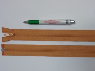 RT-10, 75 cm hosszú spirál fogú cipzár, mustár sárga (12635-115)