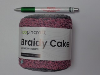 Braidy Cake zsinórfonal, rózsaszín-szürke (12655-35)