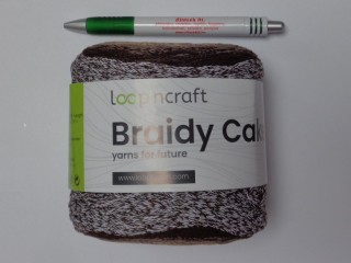 Braidy Cake zsinórfonal, barna-drapp-nyers (12656-33)