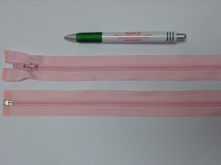 RT-10, 75 cm hosszú spirál fogú cipzár, rózsaszín (12715)