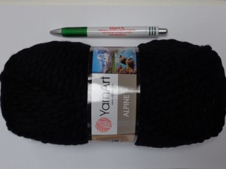 Yarn Art- Alpine, fekete (12744)