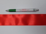 5 cm széles szatén szalag; piros (12938)