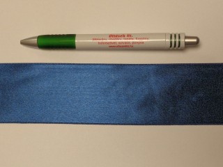 5 cm széles szatén szalag; kék (12941)