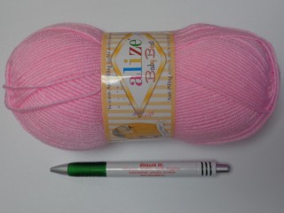 Alize Baby Best fonal, erős rózsaszín, 100g  (12948-191)