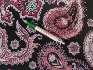 Barbi jersey, paisley mintás (12980)