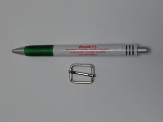 Mozgó-csúszó fémkellék, 20 mm, nikkel (13057)