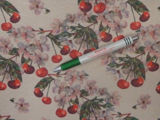 Loneta, cseresznyés-cseresznyefa virágos, kerti bútor vászon (13189)