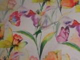Loneta, tavaszi virágos-pillangós, kerti bútor vászon (13238)