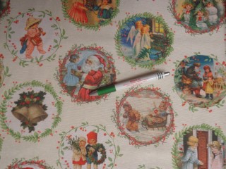 Loneta, karácsonyi mintás vászon, karácsonyi pillanatok (13537)