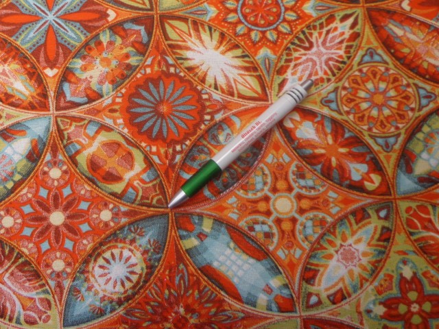 Loneta, színes mandalás, kerti bútor vászon (13592)