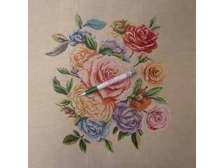 Párna panel, rózsás (13641)