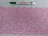 Rugalmas csipke, rózsaszín, 14 cm széles (14275)
